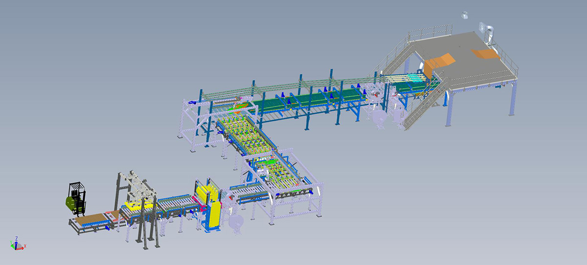 Wall panel plant layout